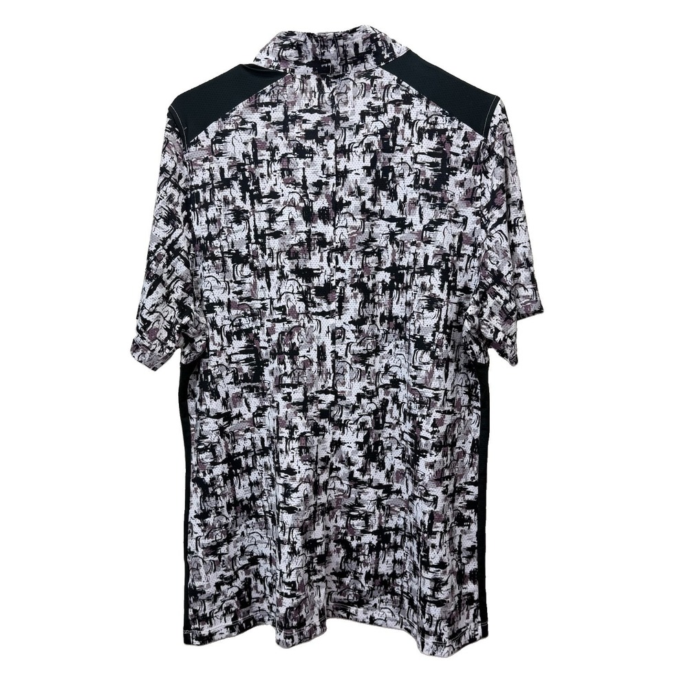 Kerrits Equibreeze Ice Fil Short Sleeve Shirt Horse Print 1/4 Zip Size LARGE - Picture 5 of 8